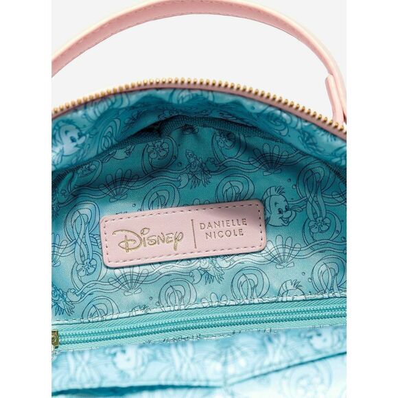 Danielle Nicole The Little Mermaid Ariel & Eric Wedding Scene Mini Backpack NEW - Picture 4 of 4